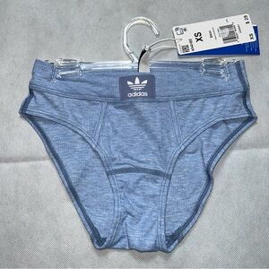 Adidas bikini adicol cont rib 2x2 denim Heather size XS NWT